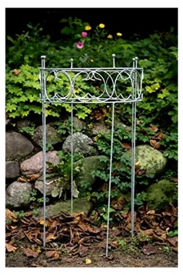 Produktbild von Runder Staudenhalter aus Metall, Strauchhalter, Rankgerüst, Zink