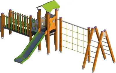 Produktbild von Spielplatz Klettergerüst Spielbereich Freien Abenteuerspielplatz Hochwertigkeit