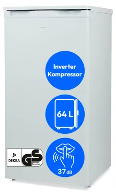 Produktbild von MEDION 64L Gefrierschrank, besonders leiser Inverter, 37 dB - weiß