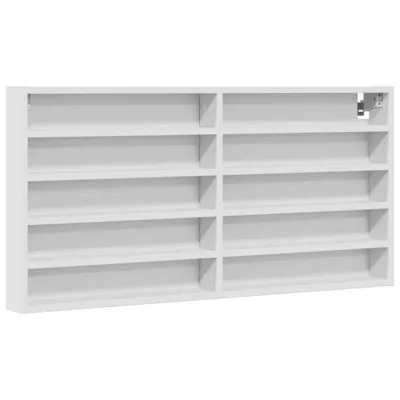 Immagine prodotto di Vetrina Bianco 100x8,5x50 cm Materiale a base di legno