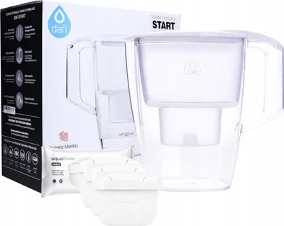 Produktbild von DAFI START UNIMAX 4L Filterkrug + 3x Aquafloow Ersatzfilter