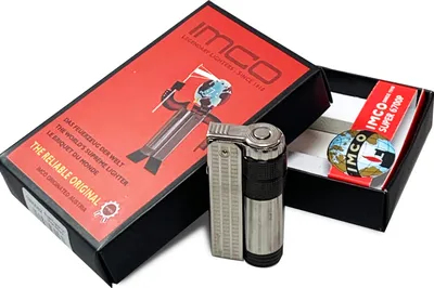 Produktbild von IMCO Feuerzeug Super-Triplex Oil Chrome Black