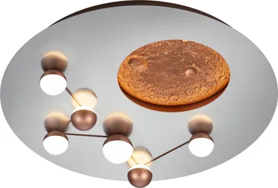 Zdjęcie produktu dla Lampa sufitowa LED ZODIAC 42W Od 2700 do 3500K 5100lm metal odcienie srebra wym:10x50x50cm IP20 Trio