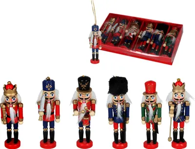 Produktbild von Set mit 6 Christbaumkugeln - Zinnsoldat