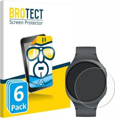 Produktbild von 6x Für Samsung Galaxy Watch 8 (40 mm) Schutzfolie BROTECT Displayschutz Display Schutz Folie Klar Transparent