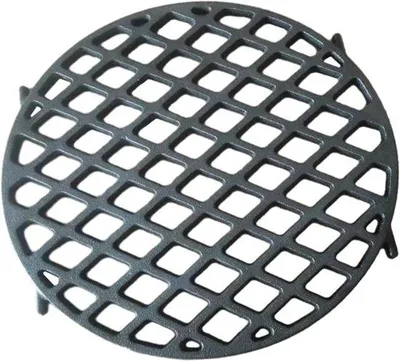 Image de Set de grillades comprenant une plaque ronde en fonte épaisse, antiadhésive, 30 x 30 cm