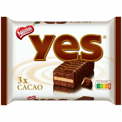 Produktbild von Nestlé Yes Cacao Kuchenriegel 3er (96g Packung)