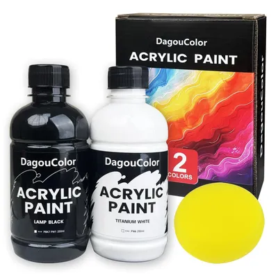 Productafbeelding van Acrylverf Set met 2 Kleuren en Sponsjes