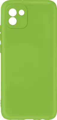 Produktbild von Avizar, Halbsteife Silikonhülle für Samsung Galaxy A03, Grün