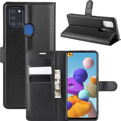 Produktbild von Samsung Galaxy A21s Hülle - Coverup Klapphülle - Schwarz