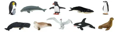 Produktbild von Safari Ltd 100113 Antarktis (10 Minifiguren) Serie Themengebiet