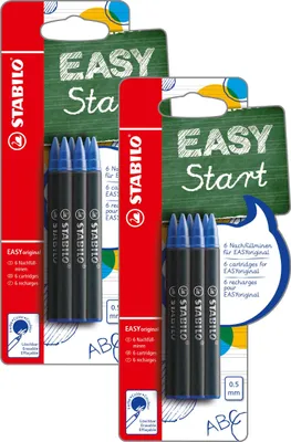 Productafbeelding van STABILO cartridge om bij te vullen - Set van 12 - EASYoriginal Refill - Medium - Verpakking