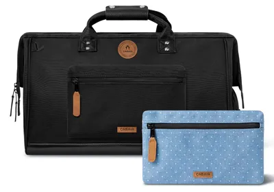 Immagine prodotto di CABAIA borsa da viaggio con scomparto per laptop Adventurer Essentials Duffle Bag Berlin nero
