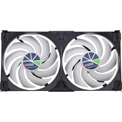 Zdjęcie produktu dla Podwójny wentylator lodówki Titanium TTC-SC22(B)/V2+ 120x25mm IP55 do zastosowań kempingowych
