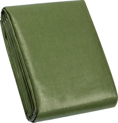 Produktbild von Abdeckplane, wasserdicht, grün - 6 x 10 Meter - 150 g/m² Polypropylen