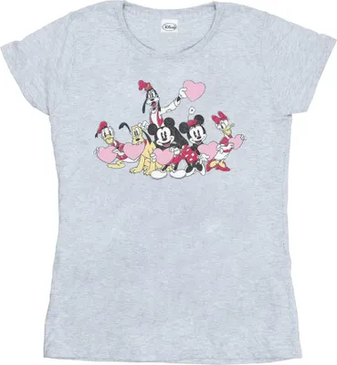 Immagine prodotto di Disney - Maglietta "Love Friends" da donna BI32469 (XXL) (Grigio)