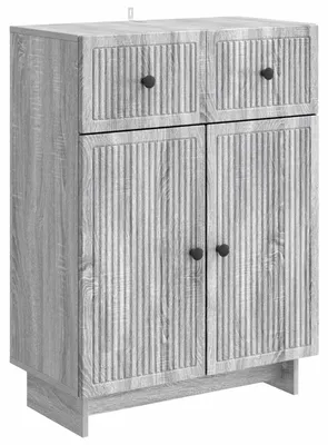 Produktbild von Sideboard Graues Sonoma 66 x 34,5 x 90 cm Holzwerkstoff - Kommoden DE2047