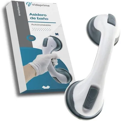 Produktbild von Schnelleinkauf - Selbstinstaller Sicherheitsgriff für Badezimmer, Starke Saughahn, Duschgriff für Senioren, einfache Installation, 30 cm, Sicherheit,