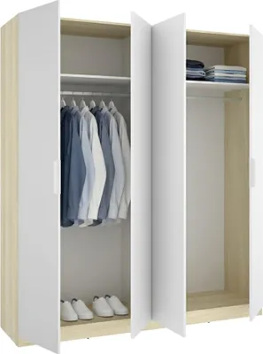 Immagine prodotto di Holder - Guardaroba Grande, 51x204h cm Bianco, 2 Ripiani