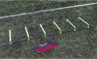 Zdjęcie produktu dla Drabinka treningowa Precision - drabinka koordynacyjna fluo zielona 2 metry