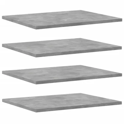 Produktbild von vidaXL Bücherregal-Bretter 8 Stk. Betongrau 40x50x1,5 cm Holzwerkstoff