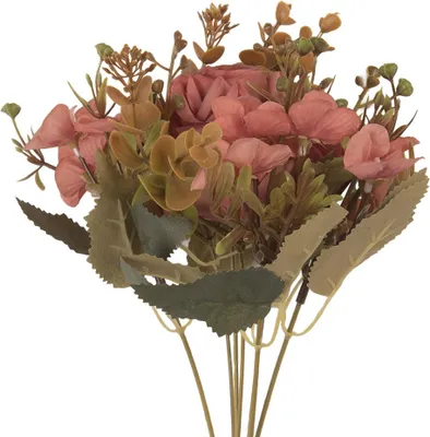 Produktbild von Clayre & Eef Kunstblume 29 cm Rosa Kunststoff
