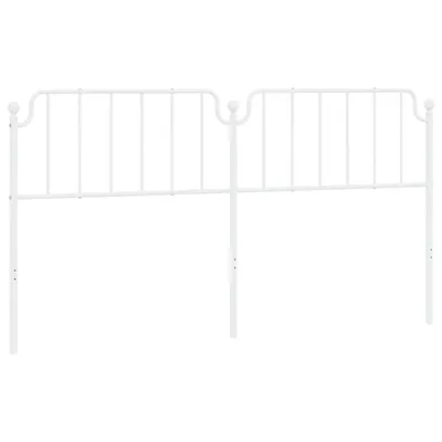 Produktbild von vidaXL Ersatz-Kopfteil Metall Weiß 200 cm