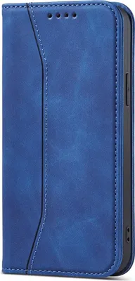 Zdjęcie produktu dla Magnet Fancy Case etui do iPhone 13 Pro pokrowiec portfel na karty kartę podstawka niebieski