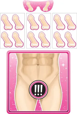 Produktbild von Pin the Willy on Partyspiel