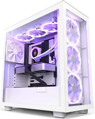 Produktbild von NZXT Case H7 Elite White Midi ATX - Gehäuse