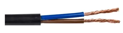 Produktbild von Gehäusekabel H03VV-F (OMY) 2x0,75 schwarz /100m/