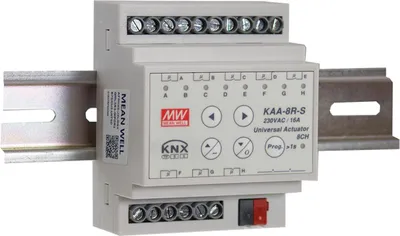 Produktbild von MEANWELL KAA-8R-10S KNX Gebäudeautomation Universal-Aktor