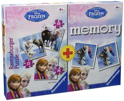 Produktbild von Ravensburger Puzzle 4 In 1 Disney Frozen 4+ Yearbeschädigt