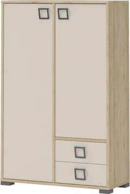 Produktbild von Kinderzimmer - Kommode Benjamin 27, Farbe: Buche / Creme - 134 x 86 x 37 cm (H x B x T)
