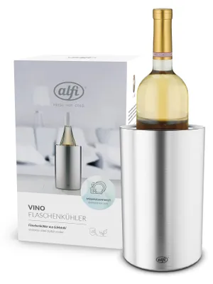 Produktbild von Flaschenkühler Weinkühler Flaschenkühler - 0,70 bis 1 l - Edelstahl - Doppelwandig - Spülmaschinenfest