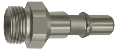 Produktbild von Riegler Nippel für Kupplungen NW 8, ISO 6150 C, Edelstahl, G 1/4 AG