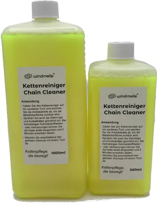Produktbild von windmeile | Professioneller Kettenreiniger in der Flasche, 1000ml, Fahrrad, E-Bike, Elektro Pedelec