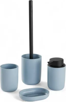 Immagine prodotto di Set di 4 accessori per bagno e toilette BATHROOM