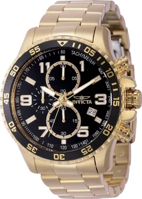 Immagine prodotto di Invicta Specialty 44525 Orologio da Uomo - Movimento al Quarzo - Acciaio Inossidabile con Quadrante Nero - 45 mm