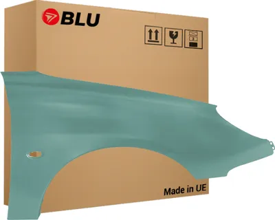 Image de BLU Aile Compatible avec Peugeot 206 KRV Droite Grün Vert Romarin Met | 1998-2009 | Avant | Peint| Pr?t ? Monter | Acier