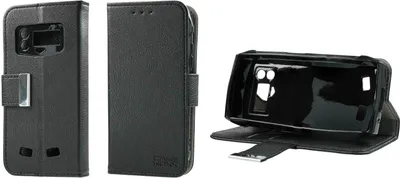 Obrázok produktu pre caseroxx puzdro na mobilný telefón kompatibilné s Doogee Smini Knižková taška Wallet Case v čierna