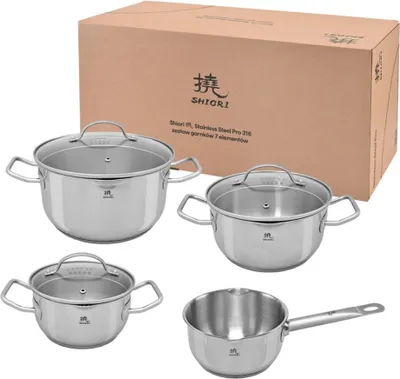 Obrázek produktu pro sada 7 hrnců SteelSeriesPro316zestawgarnkwindu