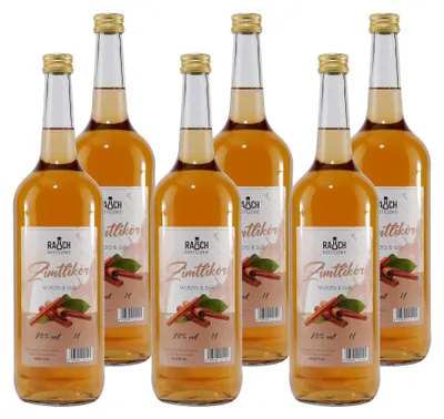 Produktbild von Rauch Zimtlikör (6 x 1,0L)