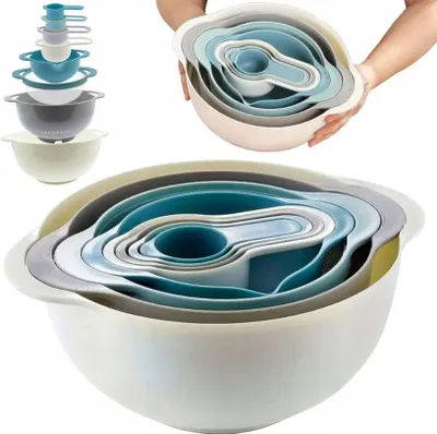 Immagine prodotto di Set da 8 ciotole e misurini per la cucina