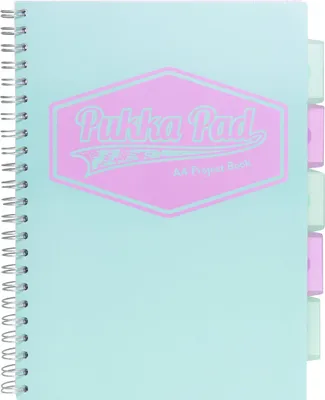 Image de Cahier à spirales Pukka Pad Pastel Sea 200k/80g A4 8630S(TL)-PST