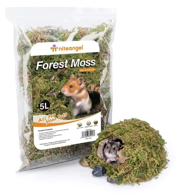 5L Waldmoos Einstreu für Hamster, Rennmäuse & Kleintiere