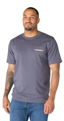 Produktbild von Carhartt Irvine Kurzarm-t-shirt Blau L Mann Blau L