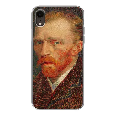 Produktbild von MuchoWow® Handyhülle Schutzhülle Hülle für iPhone XR Selbstporträt - Vincent van Gogh Silikon Softcase Handy Hülle - Schutzdeckel