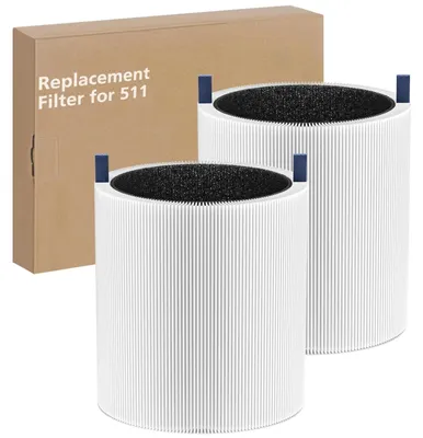 Produktbild von Solidchoice – 2 Ersatzfilter für Luftreiniger, H13 HEPA-Filter mit Aktivkohle