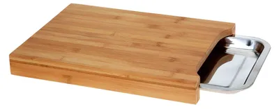 Image de Planche à découper, bambou, 35 x 31 cm